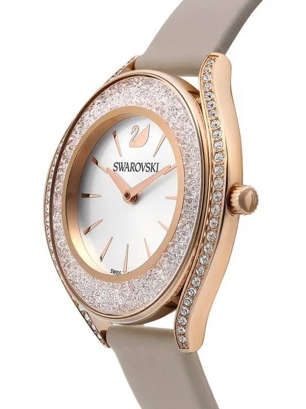 Crystalline Aura Leather Watch Rose Gold - SWAROVSKI - BALAAN 4