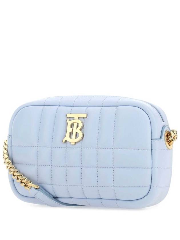 Quilted Mini Lola Camera Cross Bag Light Blue - BURBERRY - BALAAN 3