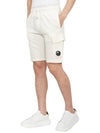 Lens Banding Cargo Shorts White - CP COMPANY - BALAAN 6