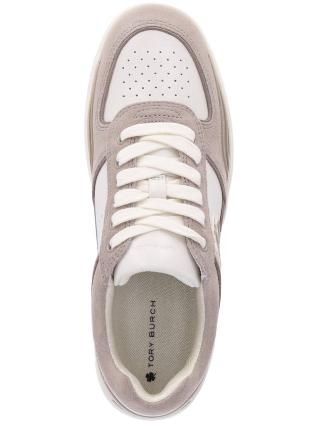 Women's Clover Court Low Top Sneakers Beige - TORY BURCH - BALAAN 6