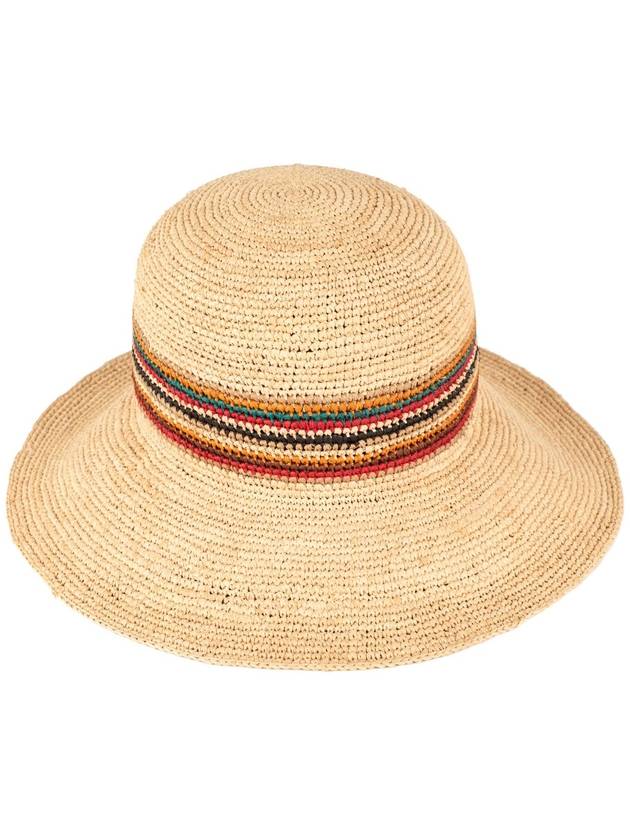 Paul Smith Signature Stripe Straw Sun Hat - PAUL SMITH - BALAAN 2