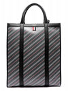 Vertical Square Monogram Tote Bag Grey - THOM BROWNE - BALAAN 4