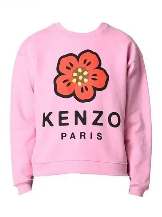 22FW Flower Logo Printing Brushed Sweatshirt 2SW011 4ME 30 Others 271215 - KENZO - BALAAN 1