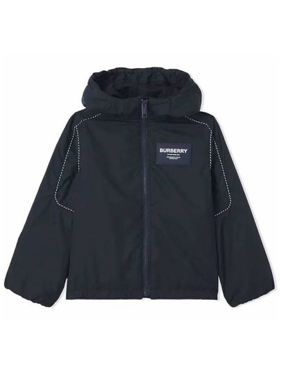 Kids Horseferry Hooded Jacket Blue 8047895 - BURBERRY - BALAAN 2