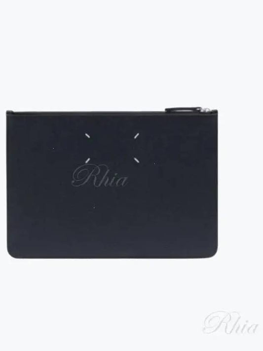 Stitch Zipper Clutch Bag Black - MAISON MARGIELA - BALAAN 2