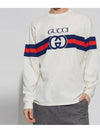 GG Interlocking Cotton Sweatshirt White - GUCCI - BALAAN 3