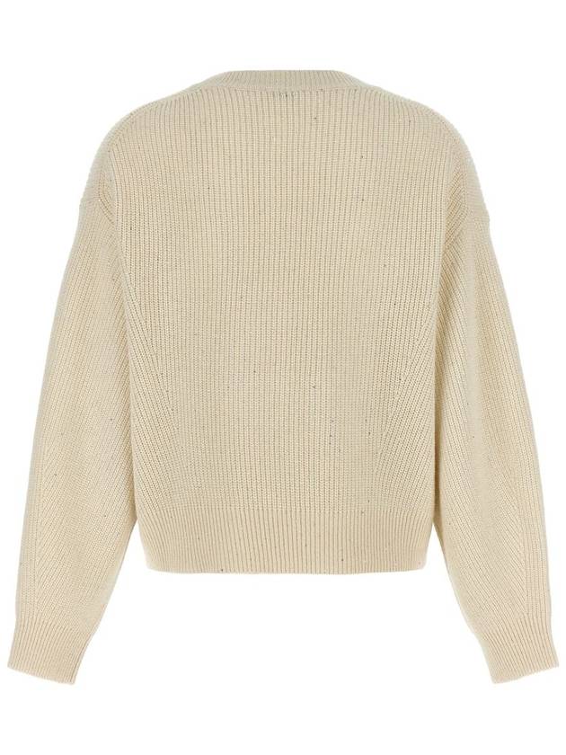 Micro Paillette Knit Top Beige - BRUNELLO CUCINELLI - BALAAN 3