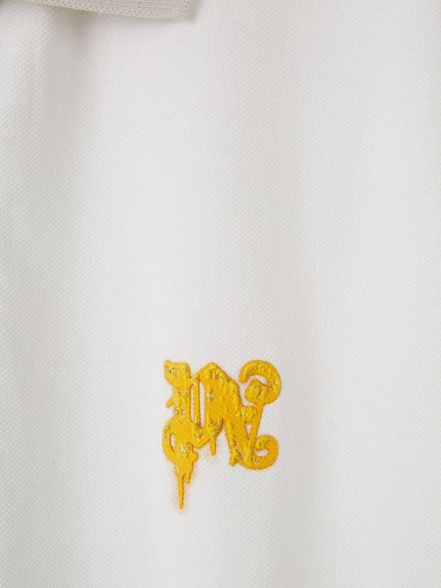 Palm Angels Polo Shirt With Logo - PALM ANGELS - BALAAN 4