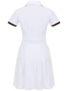 Women's Dagmar Dress White - J.LINDEBERG - BALAAN 5