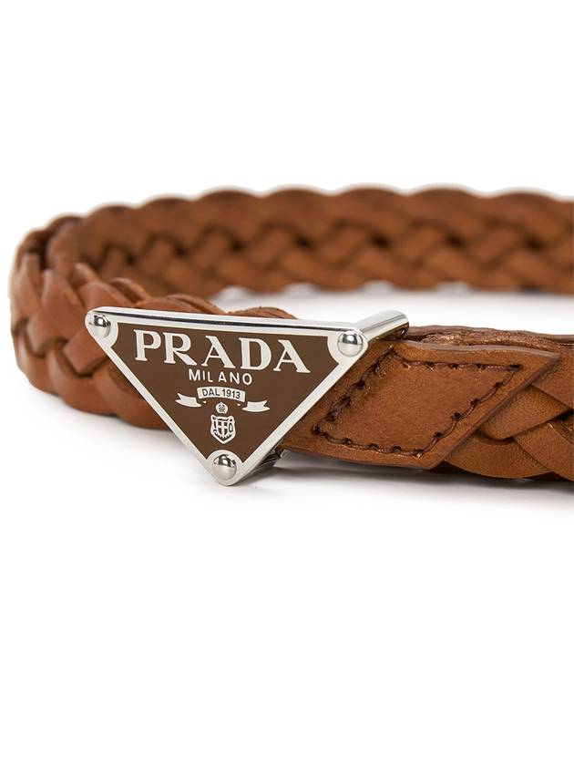 leather belt 2CS1152A7P F0046 COGNAC - PRADA - BALAAN 6