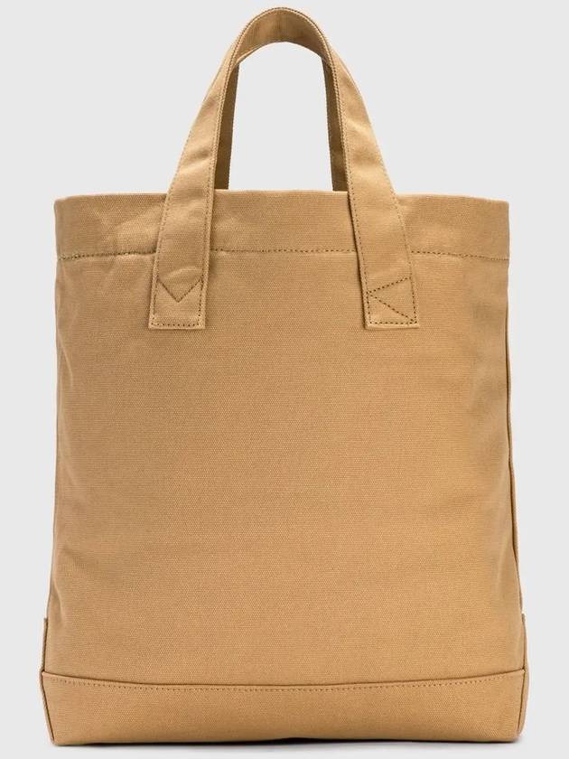 Fox Print Canvas Tote Bag Camel - MAISON KITSUNE - BALAAN 4