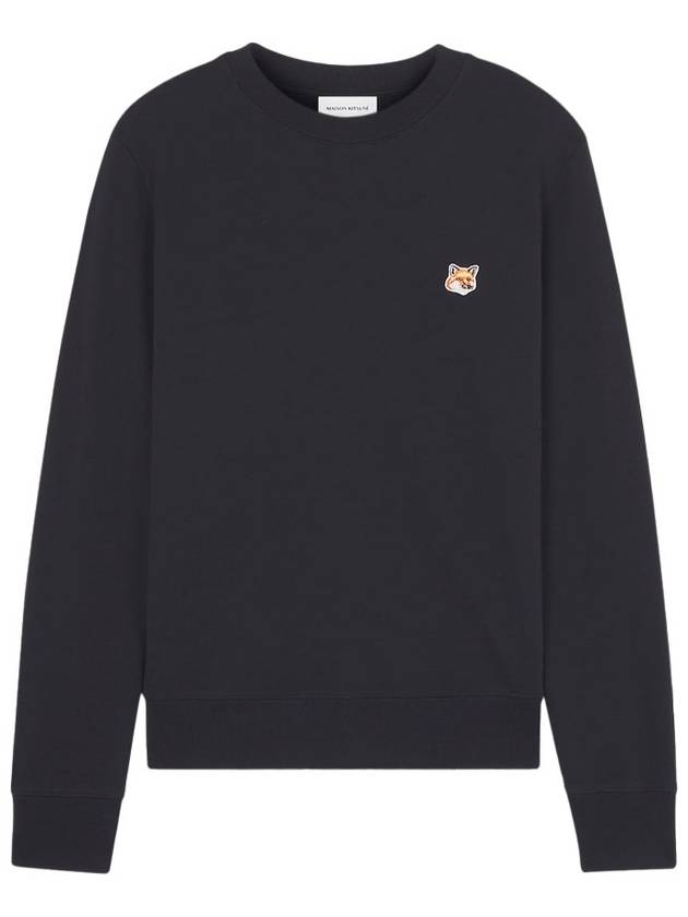 Fox Head Patch Regular Sweatshirt Black - MAISON KITSUNE - BALAAN 2