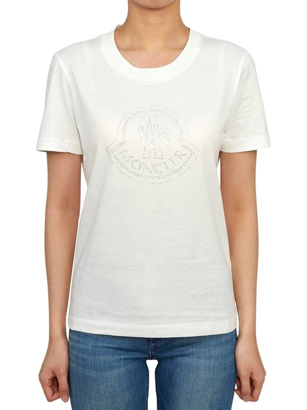 Women s short sleeve t shirt 8C00017 829FB 033 - MONCLER - BALAAN 1