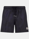 Men s logo patch shorts swim pants navy 2C00005 53326 743 - MONCLER - BALAAN 1