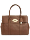 Bayswater Grain Small Classic Leather Tote Bag Brown - MULBERRY - BALAAN 2