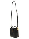 Le 37 Signature Logo Shiny Leather Small Bucket Bag Black - SAINT LAURENT - BALAAN 3