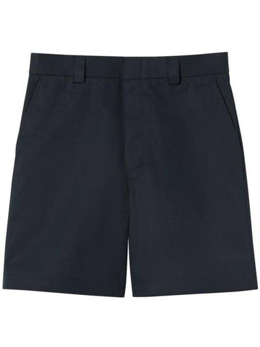 Double cotton shorts navy - GUCCI - BALAAN 1