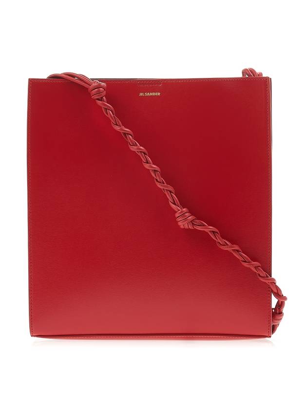 Tangle Medium Leather Cross Bag Red - JIL SANDER - BALAAN 2