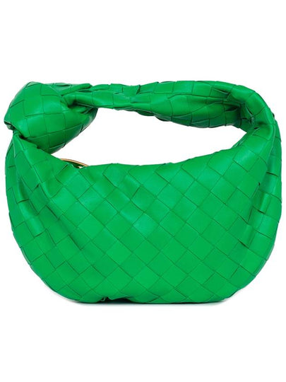 Jodie Intrecciato Small Tote Bag Green - BOTTEGA VENETA - BALAAN 2