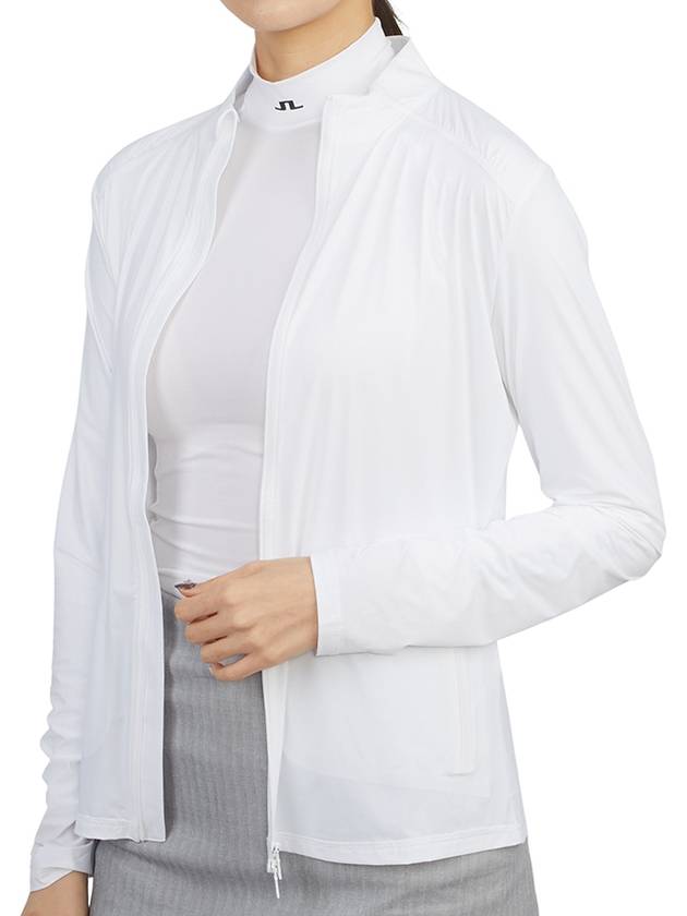 Women's Golf Featherweight Full Zip-Up Jacket White - G/FORE - BALAAN 7