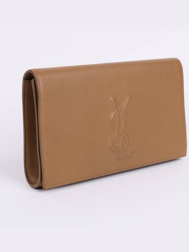 YSL Bel de Jour Brown Clutch Bag 361120 - SAINT LAURENT - BALAAN 4