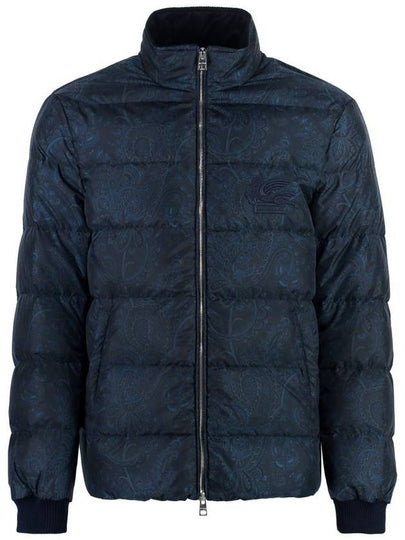 Paisley Print Padded Jacket Navy - ETRO - BALAAN 2