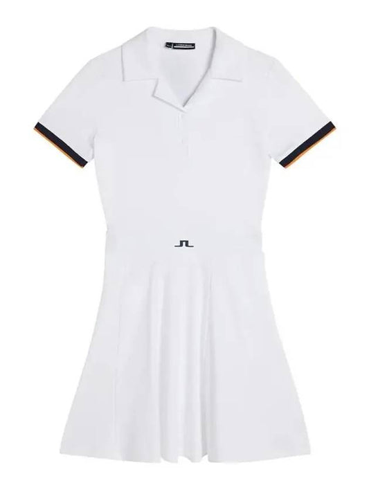 Women's Dagmar Dress White - J.LINDEBERG - BALAAN 2