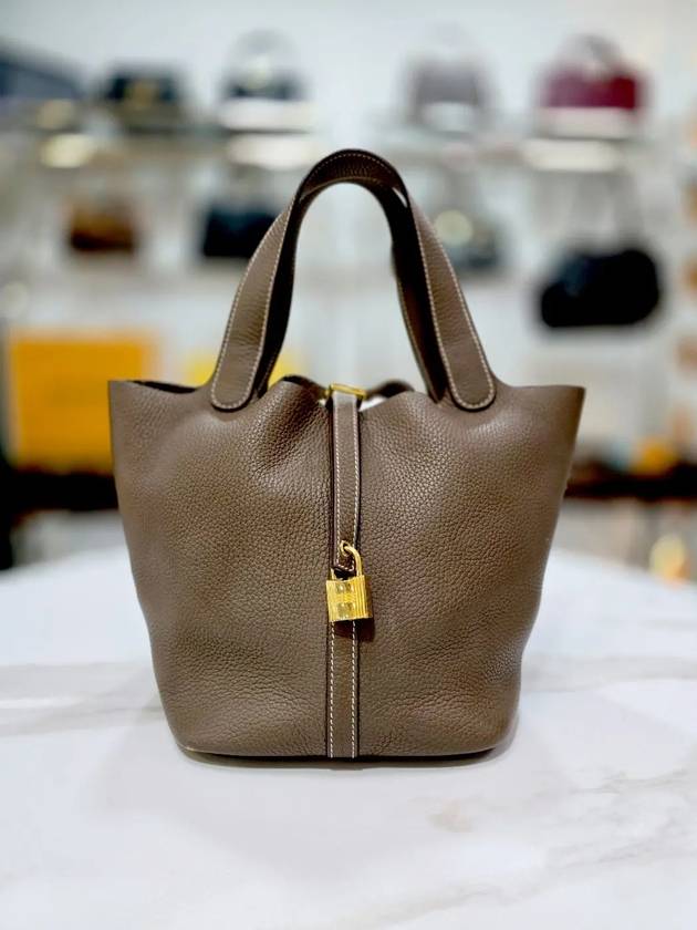 Picotan 22 Etope gold tote bag Y engraved 20 year model H060991CC18 - HERMES - BALAAN 1