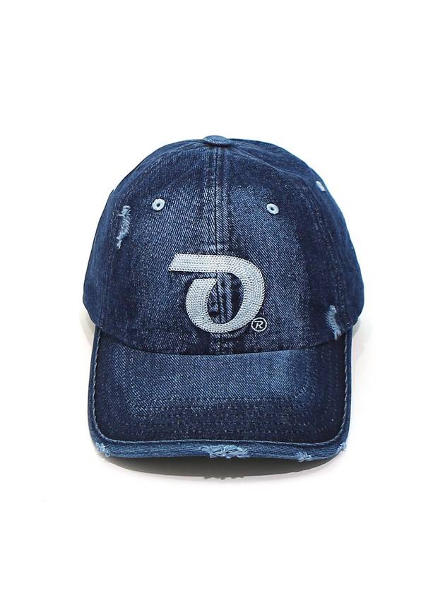 Point Logo Washed Denim BB Cap Darkblue - OGARP - BALAAN 1