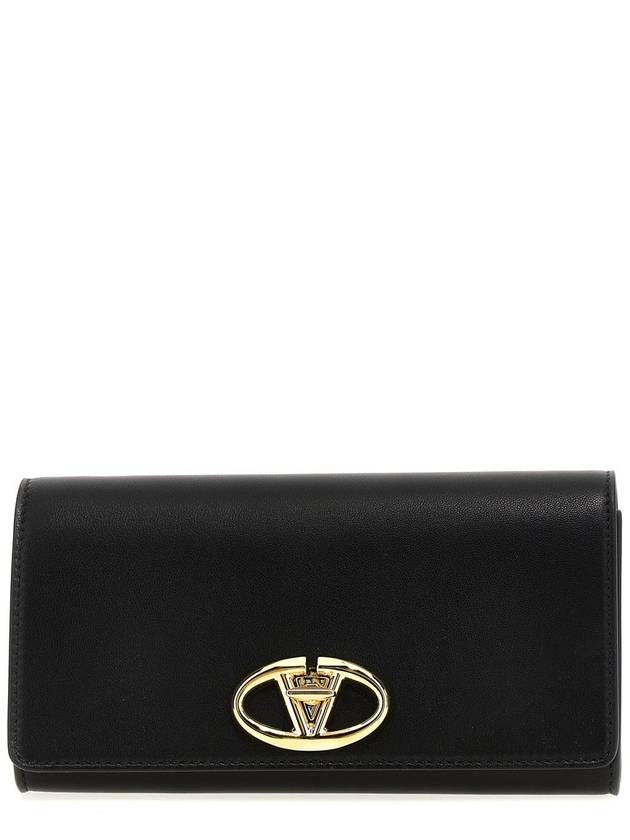 Garavani Logo Plaque Cross Bag Black - VALENTINO - BALAAN 2