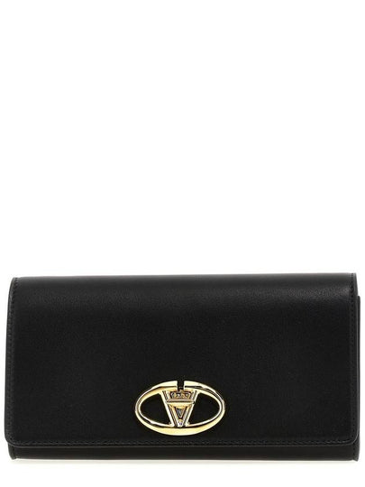 Garavani Logo Plaque Cross Bag Black - VALENTINO - BALAAN 2