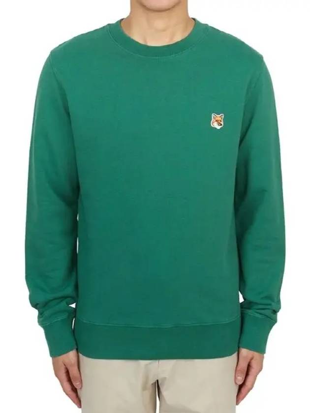 Fox Head Patch Regular Sweatshirt Green - MAISON KITSUNE - BALAAN 2