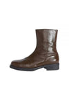 Camion Leather Ankle Boots Brown - OUR LEGACY - BALAAN 2