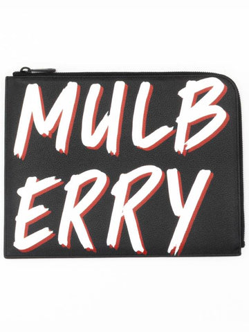 Men s Graffiti Clutch Bag BK RL6378 192A100 - MULBERRY - BALAAN 1