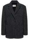 Out pocket over wool jacket - CLAIR DE SAGE - BALAAN 1