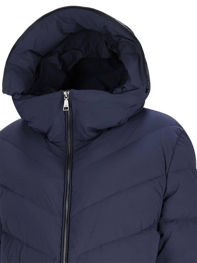 QUILTED DOWN JACKET WITH LOGO HOOD - ADD - BALAAN 3