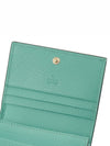 GUCCI Women's Ophidia Jumbo GG Card Wallet Green 523155 UKMBG 9549 - GUCCI - BALAAN