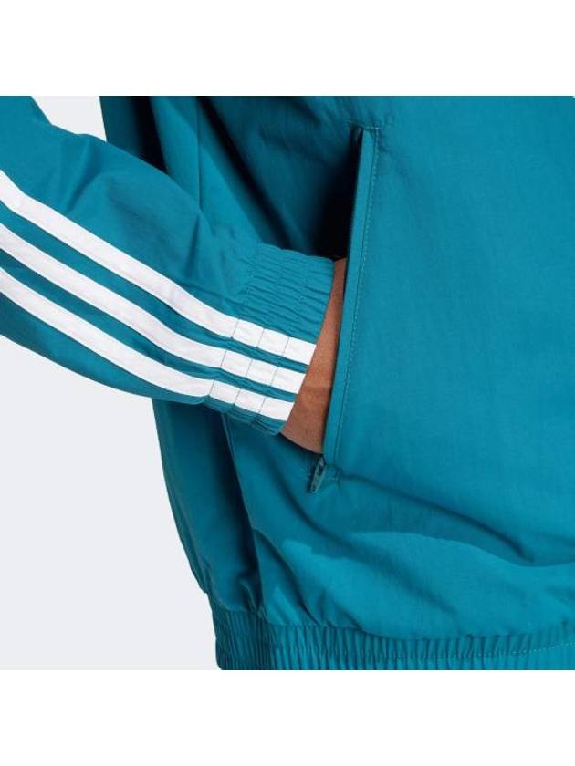 Woven Firebird Track Jacket Blue Green - ADIDAS - BALAAN 3