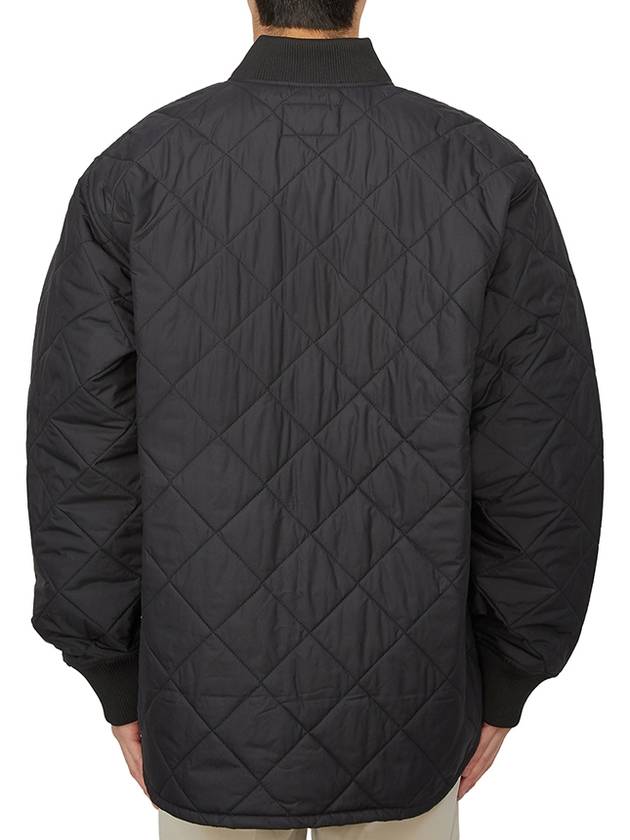 Myton Liner Diamond Quilt Zip-Up Jacket Black - CARHARTT WIP - BALAAN 5