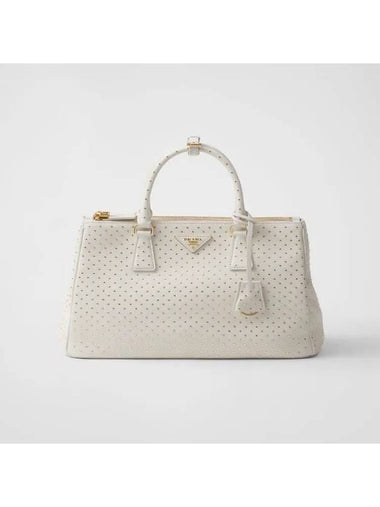 Large Galleria Bag White - PRADA - BALAAN 1