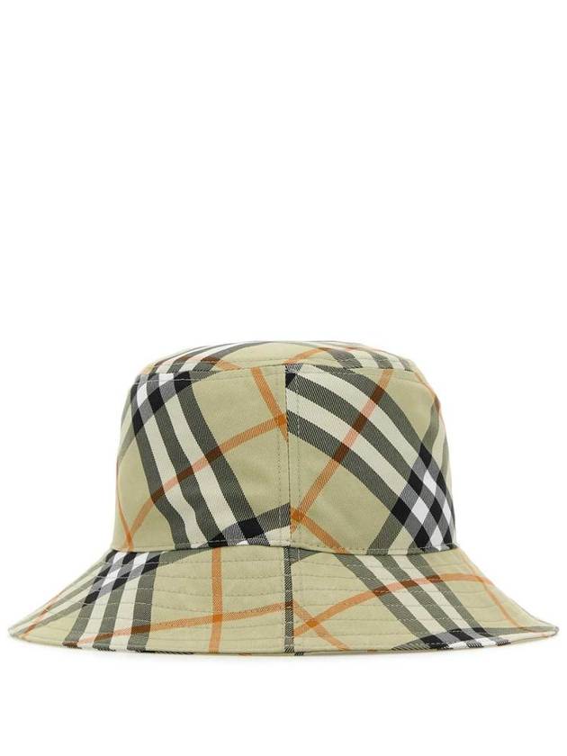 EKD Appliquéd Check Bucket Hat Beige - BURBERRY - BALAAN 3