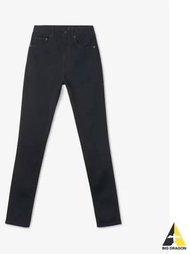 High Rise Denim Skinny Jeans Black - SAINT LAURENT - BALAAN 2