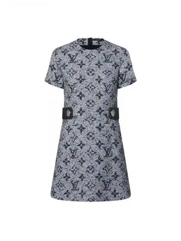 Monogram Tweed Martingal Dress 1AFSX0 - LOUIS VUITTON - BALAAN 1