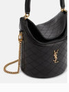 Gaby Lambskin Shoulder Bag Black - SAINT LAURENT - BALAAN 5