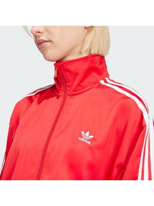 Oversized Track Top Jacket IP0700 Red WOMENS JP L XL - ADIDAS - BALAAN 4