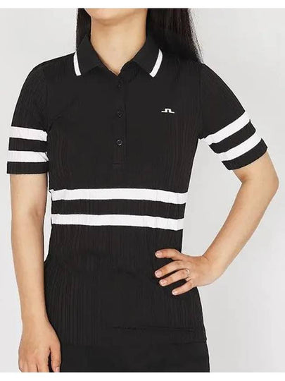 Women's Moira Polo Shirt Black - J.LINDEBERG - BALAAN 2