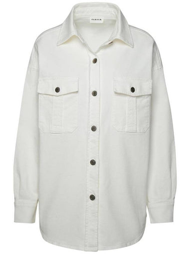 P.A.R.O.S.H. 'Chimera' White Cotton Blend Shirt - P.A.R.O.S.H. - BALAAN 1