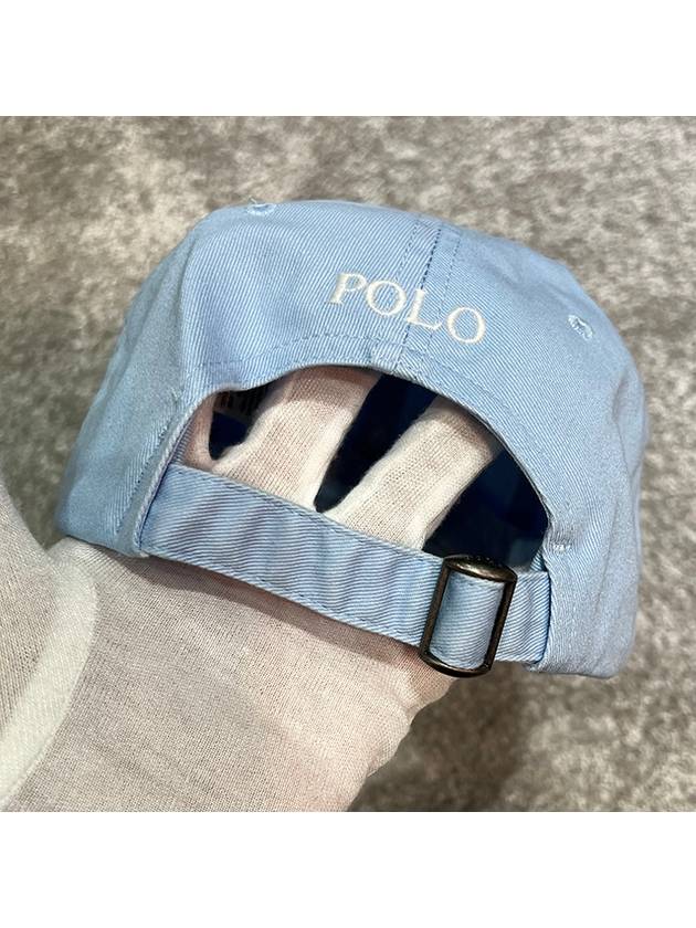 Embroidered Pony Logo Ball Cap Light Blue - POLO RALPH LAUREN - BALAAN 6