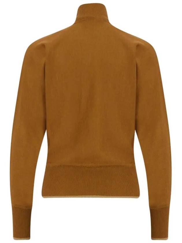 Women's Edukata Turtleneck Sweater Camel - MAX MARA - BALAAN.