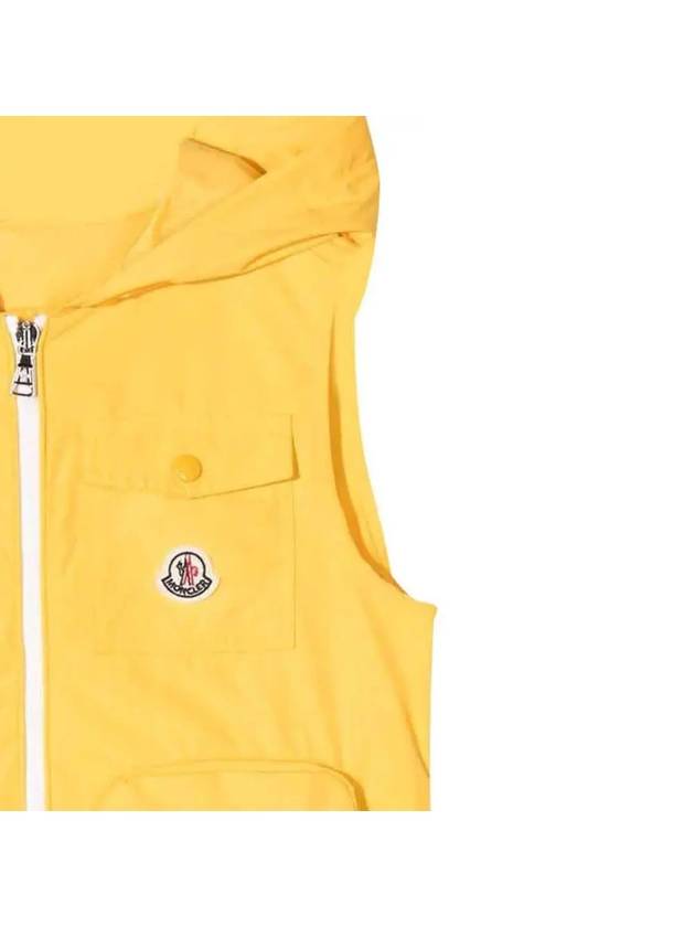 Kids Logo Hooded Vest Jacket 1A000 90 54A91 118 - MONCLER - BALAAN 4